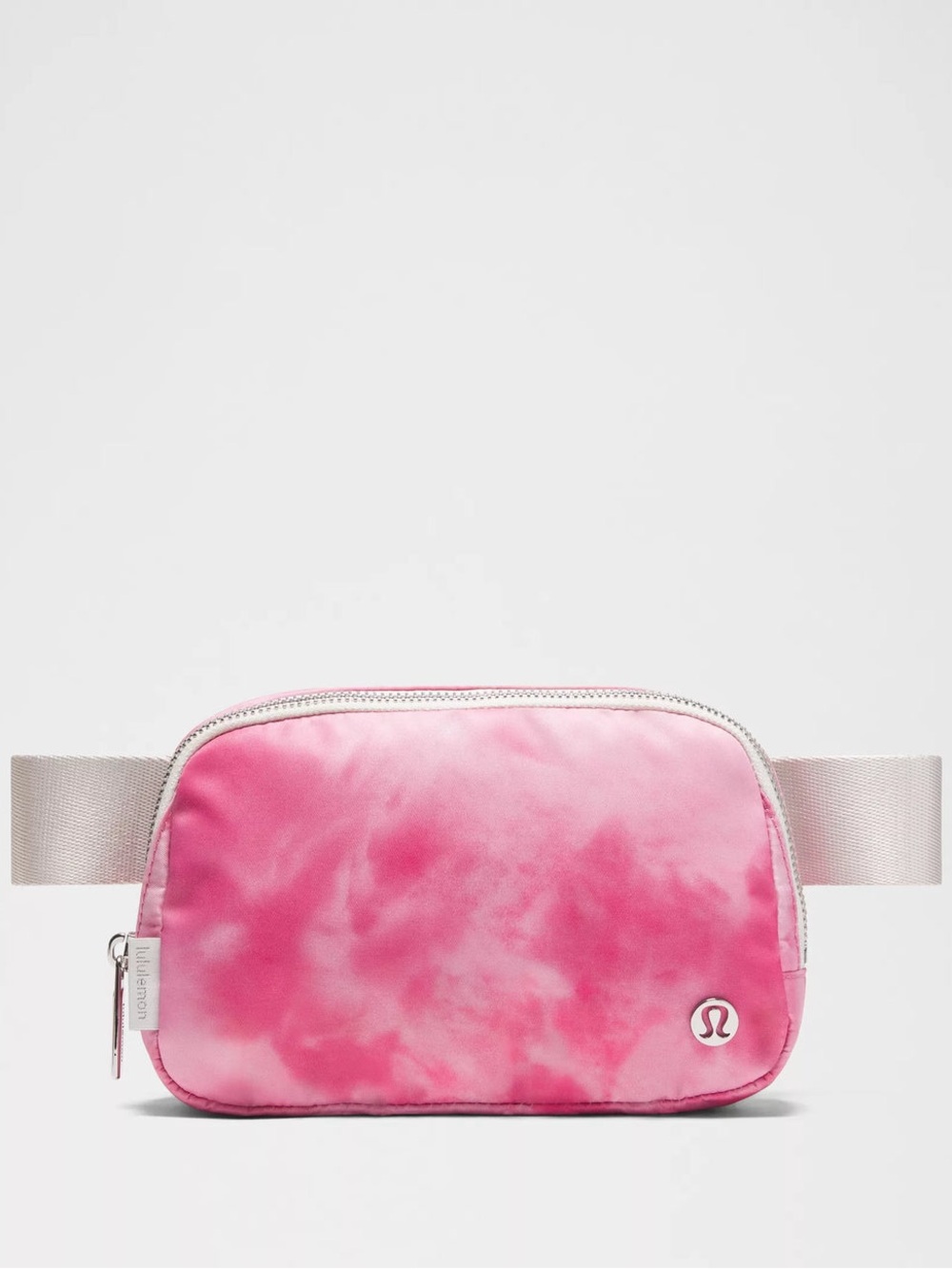 Lululemon Belt Bag 1L in Strawberry Print Smoothie - Metal Hardware
